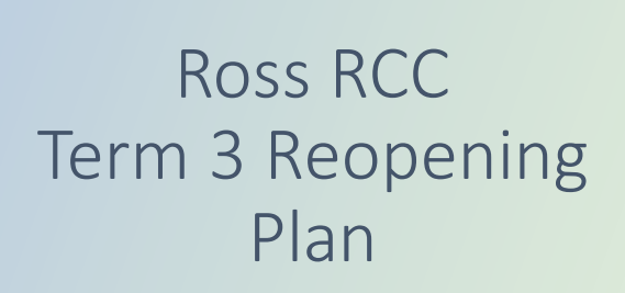 Term 3 Reopening Plan